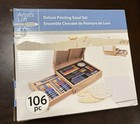 Artist s Loft 106 Piece Deluxe Painting Easel Art Set Kit