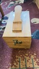 Wooden Shoe Shine Box Kit With Brushes And Accessories