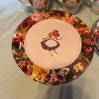 Disney China Alice In Wonderland 12 Piece  Set Of 4 Dining Set  Vintage Rare