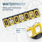 Weekly Medicine Pill Organizer Waterproof 7 Day Large Pill Box Daily Pill Case