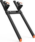 Tractor Pallet Forks 60  4000lbs Clamp On Bucket Loader Skid Steer 43  1500lb Us
