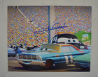 Mario Andretti Signed Cars Disney Pixar 8x10 Photo Jsa Coa  as Is 