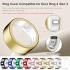 Cover Compatible For Oura Ring Gen 4 gen 3 Horizon gen For Size 10 Clear clear
