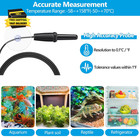 Aquarium Thermometer With Large Lcd Display Fahrenheit celsius          Fish Tank Th