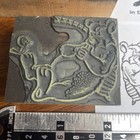 Vtg Printing Letterpress Printers Block Cuts Bear Rabbit Burd Design Lot Of 2