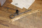 C 1890s Antique Miners 12  Sticking Tommy Candle Holder Mining Light Iron Ca