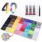 All-in-one Bedazzler Kit - 32000 Flatback Rhinestones  40 Colors    Jewelry Glue
