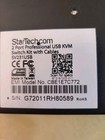 Lot 2x Startech  com 2-port Professional Usb Kvm Switch Sv231usb W  Pwr Cable