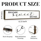 Home Sweet Home Sign  Rustic Home Decor For Front Door Porch Entryway  Living 