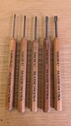 Dockyard Five-piece U-gouge Micro Carving Tool Set 1 5 To 5 Mm  With Denim Roll