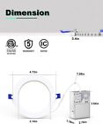 4 Inch 5cct Led Recessed Ceiling Dimmable Light With Junction Box 2700k-5000k