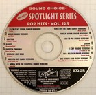 Sound Choice Spotlight Karaoke - Pop Hits - Vol 128 - Sc8720r - Very Rare    r   