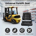 Universal Forklift Seat  Fold Down Forklift Seat With Adjustable Angle Backrest