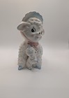 Vintage Lamb Planter Japan E-2957 Nursery Decor Sheep Baby Lamb Bonnet Kitschy
