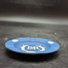1953 Queen Elizabeth Ii Coronation Ashtray Wedgwood Royal Blue Jasperware 