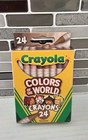 Crayola Colors Of The World - Multicultural Crayons - 24 Pack - New Limited
