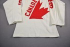 Vintage Canada Jersey Size Small Olympic Hockey Fisher 60s 70s Maple Leaf Team