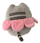 Gund Pusheen Flower Petal Plush 9  Gray Cat Pink Skirt Soft Stuffed Toy Animal