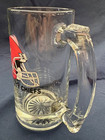 Vtg 80s 90s Kansas City Chiefs Helmet Glass Beer Mug