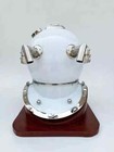 Antique White Divers Diving Helmet 18  Helmet Boston Us Navy Mark V Marine Morse