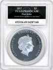 2017  5 Cook Isles Fantastic Beasts 1 Oz   999 Puresilver Proof Pcgs  pr69dcam Fs