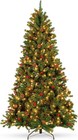6ft Pre-lit Pre-decorated Spruce Hinged Artificial Christmas Tree W  798 Tips   