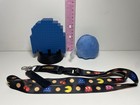 Pac Man  turn-to-blue Ghost Paladone Icons Series 1 Light  Plush   Lanyard Set