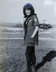 2 Photos Gi Jo Collins Playmate Year 1966 Visit Vietnam 173rd Ab Playboy Special