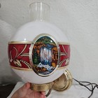 Vintage Adolph Coors Beer Globe Lamp Wall Sconce Bar Light Pair Hurricane Style