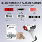 Laser Wireless Handheld Barcode Reader With Stand Bluetooth   2 4ghz And Usb Wir