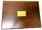 Vintage Mcgraw Mahogany Silverware Chest W  Drawer Non-tarnish  pacific Silver 