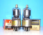 6j7gt Radio Audio Amplifier Vintage Electron Vacuum Tubes 2 Valves Tested 6j7g