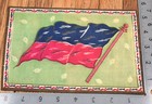 Vintage Haiti Hayti Flag Cigar Cigarette Premium Tobacco Felt Flannel Quilt