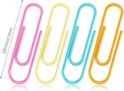 28mm Assorted Color Paperclips For Office Premium Clips For Paperwork Small Pape