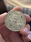 1792 Lima Ij Peru 8 Reales Silver Coin Carlos Iiii