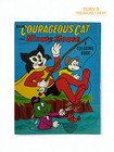 Rare 1960s Courageous Cat   Minute Mouse Lot     Saalfield Coloring Book    Vinyl