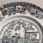 Antique Hope And Carter  h c  Tea House Pattern  Garden Scene Dinner 10   