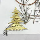 Vintage Signed Metal Art Wall Sculpture Trees Birds Sun Copper Brass Mcm Nelson