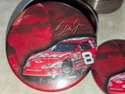 Lot Of  8 Dale Earnhardt Jr Souvenirs metal Coozie pit Crew Ornaments coasters
