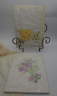 Vintage Montag Letter Notes Seal Writing Paper Stationery Rose Floral Lot 2 New