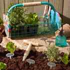 The Pioneer Woman 9-piece Garden Tool Set Basket Multicolor