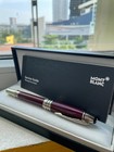 Montblanc Jfk 163 Rollerball Pen Burgundy Red Limited Edition New Box