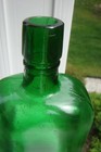 Antique 1890 s Ginter Co  Importers Emerald Green 10-3 8  Liquor Bottle
