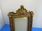 Gold Brass Tone Ornate Victorian Style 4x6 Picture Frame