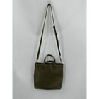Madewell The Zip-top Transport Crossbody In Muted Olive Leather Purse