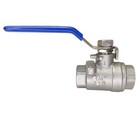 Lozome 1 4  Female Ball Valve Npt Thread 316 Stainless Steel Full Port Ball V   