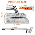 Metal Detector Sand Shovel - Stainless Steel Beach Metal Detecting Shovel Wit   