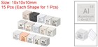 15 Pcs Element Cube 10mm High Density Unique Metal Periodic Table Of Elements