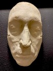 One Of A Kind Art Death Mask Scary Spooky Antique Hanging Clay Mask Male Man