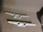 Lot Of 2 Antique   Vintage  Cleats Boat Marine Nautical Hardware 6  
